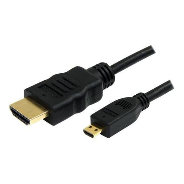Nopea HDMI-kaapeli Ethernetillä - STARTECH - HDMI-HDMI Micro - 1 m - Musta