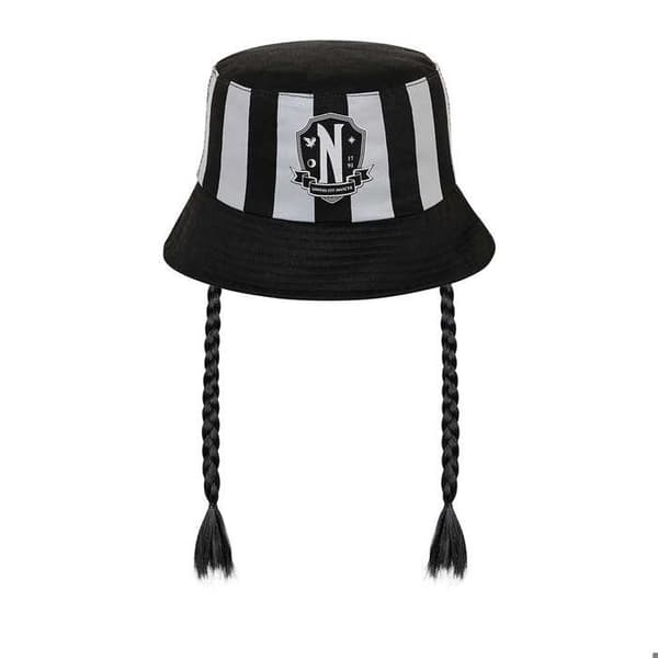 Bob Enfant Bucket - Mercredi Braid - Musta - Yksi koko Sort