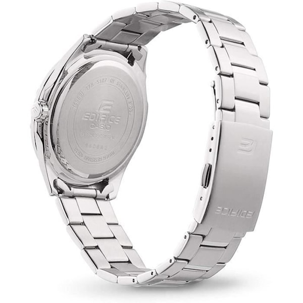 Casio Ur - Herre - EFR-S108D-3AVUEF - Sølv rustfrit stål - 39 mm - Kvarts - Vandtæt 10 Atm Pengar