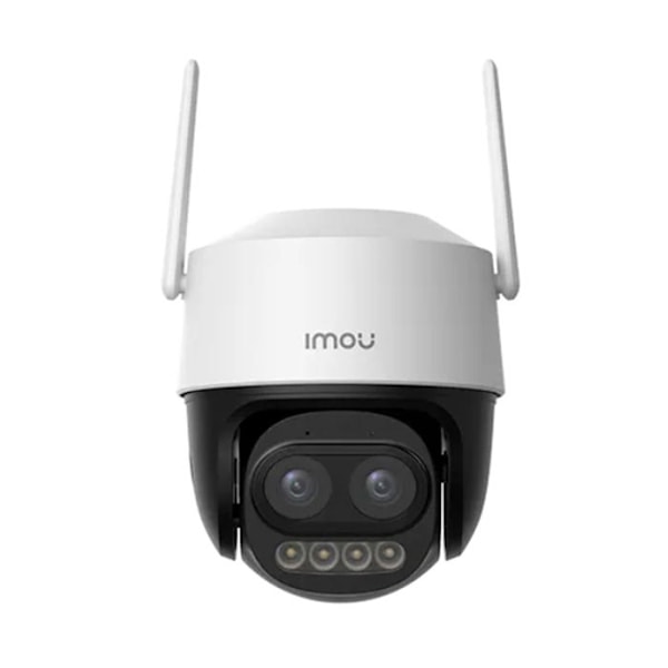 Wi-Fi overwachungskamera med hurtig detektion og notifikationer, 5MP - Imou Outdoor Camera Cruiser Z (IPC-S7DP-5M0WEZ) - Hvid Sort, Hvid