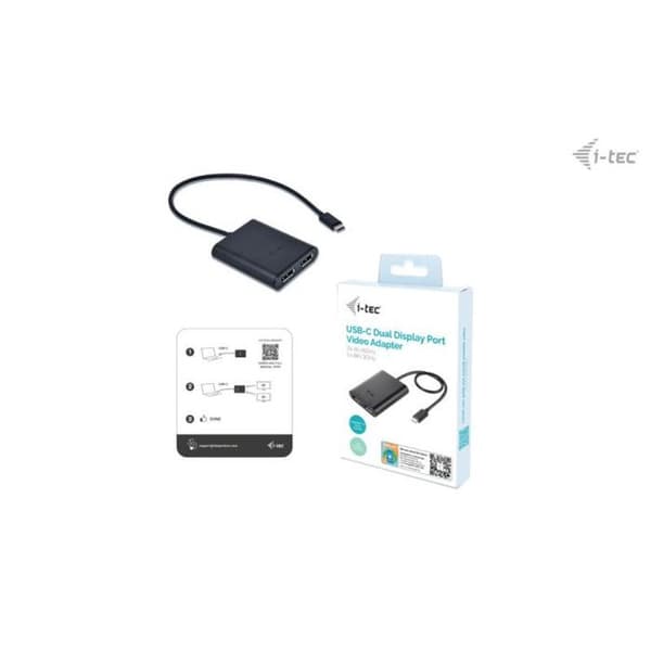 I-Tec C31DUAL4K60DP Musta sovitin