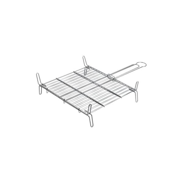 Kaksoisgrilli - Sinkki - 50x50 cm Grå