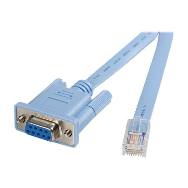 1,8 m RJ45 til DB9-seriens konsolkabel til Cisco Router Management - STARTECH - M/K - Blå