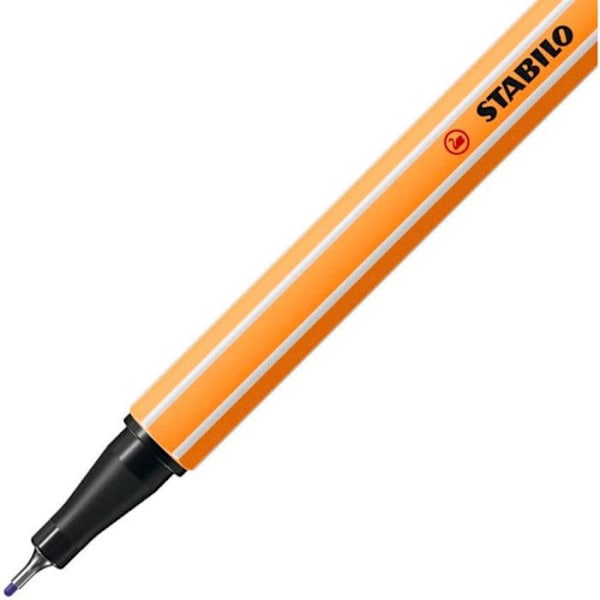 Stylo-feutre STABILO point 88 - 18 farver - Fin spids - Zig-zag etui