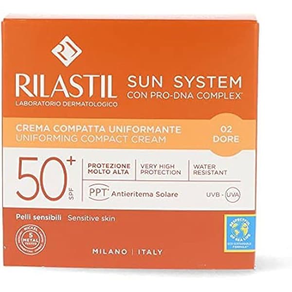 Fond de teint compact - Ril - Sun Sys Compa - F50 - Høj dækning - UV-beskyttelse