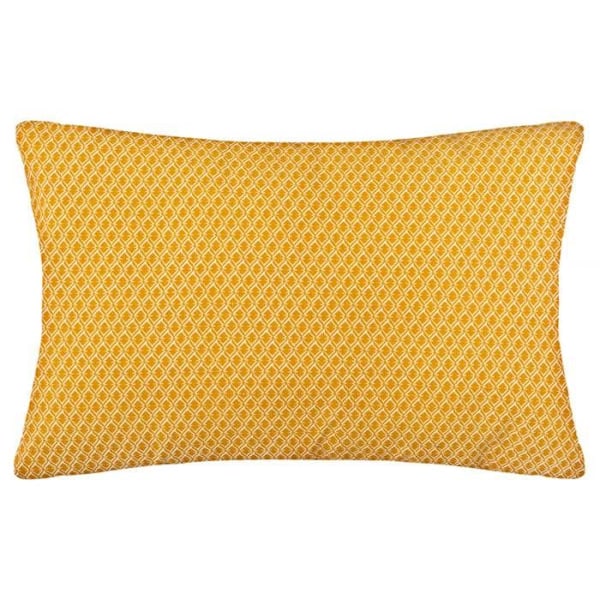 Kudde - ottomönster - bomull - ockragul - 30X50 cm - Gul - Atmosphera inredningsarkitekt Ockergul