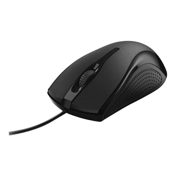 Hama MC-200 optisk mus - 3 knapper - kablet - USB - sort