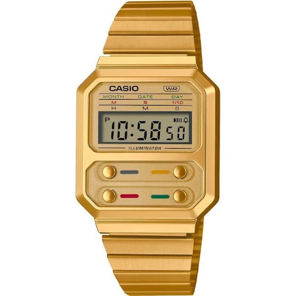 CASIO Vintage -kello - Monitoimilaite - Kulta Gylden