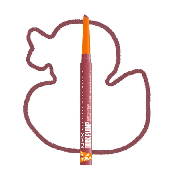NYX Professional Makeup Duck Plump Plumping Huultenrajauskynä, kestää jopa 10h, mattapintainen, Pinkjection