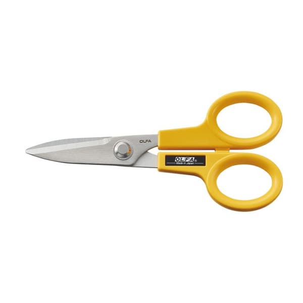 OLFA SCS-1 ambidextrøse saks med spidse ender - Længde 140 mm - CARPENTRAS SIGN - OL05302