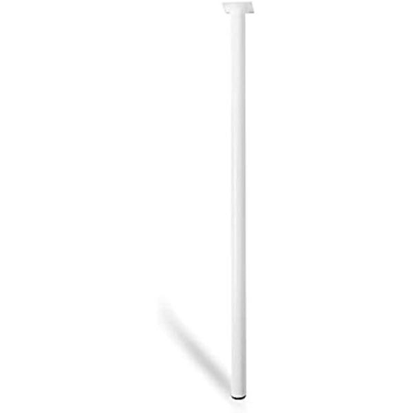 Sylinterimäinen jalka - AMIG - Mod.401G - Valkoinen teräs - Ø3,1 cm - Korkeus 80 cm - 150 kg max Flerfärgad