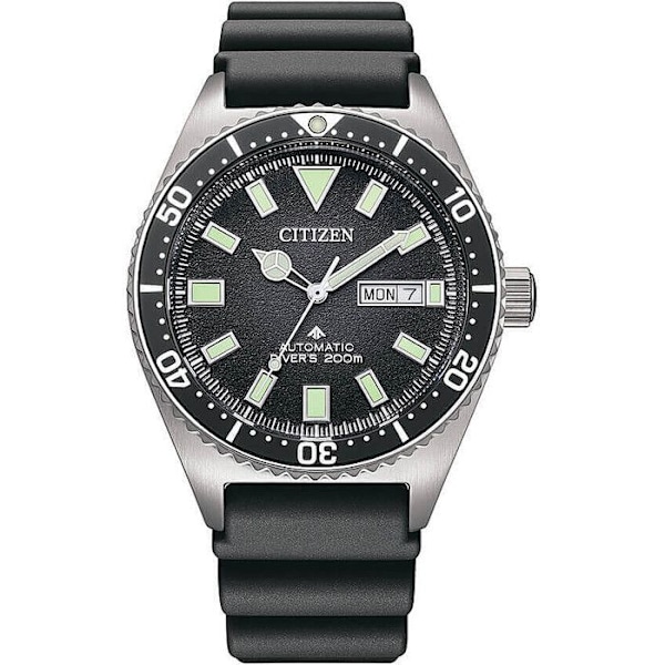 CITIZEN NY0120-01E herrklocka - Läderband - 5 ATM vattentät - Quartz urverk