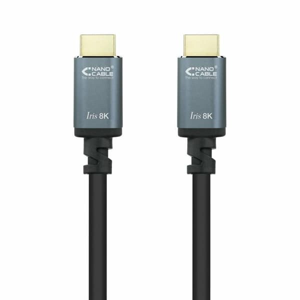 HDMI 2.1-kabel - NANOCABLE - 10.15.8002 - 8K Ultra HD - 2 m - Sort