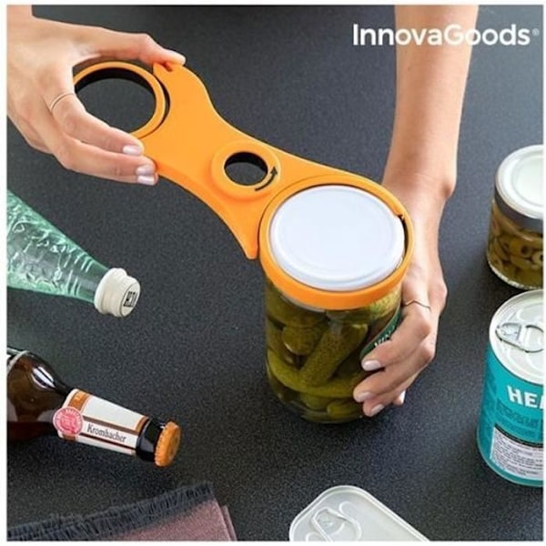 InnovaGoods 5 i 1 multifunktions dåseåbner
