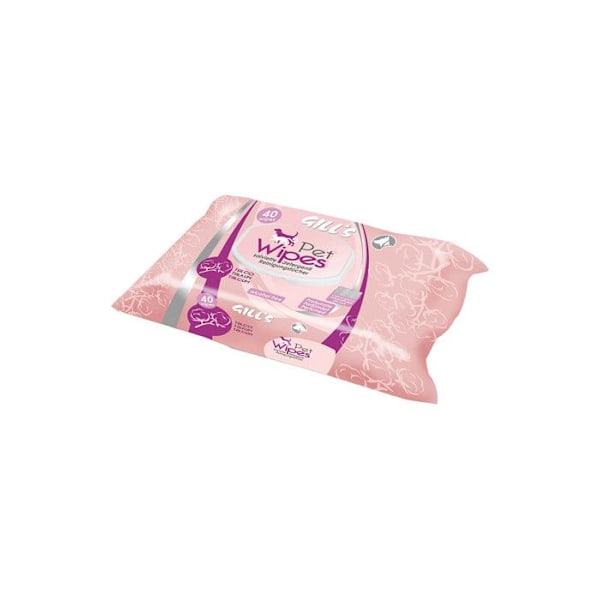 Rengöringsservett - CROCI - Gill's - Talkparfym - 40 stycken - Paket om 4