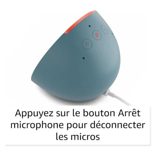 Röstassistent - AMAZON - ECHO POP (1:a gen.) - Alexa inbyggd - Grön Grön