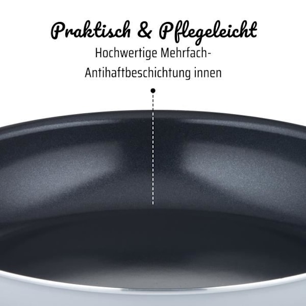 Professionel pande - GSW - PRO BASIC - 32 cm - Induktion - Tykt smedet aluminium - Gastronomikvalitet