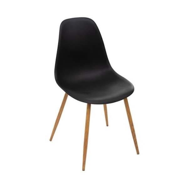Sort stol - ATMOSPHERA - Taho Collection - Moderne skandinavisk stil - Jernben Svart