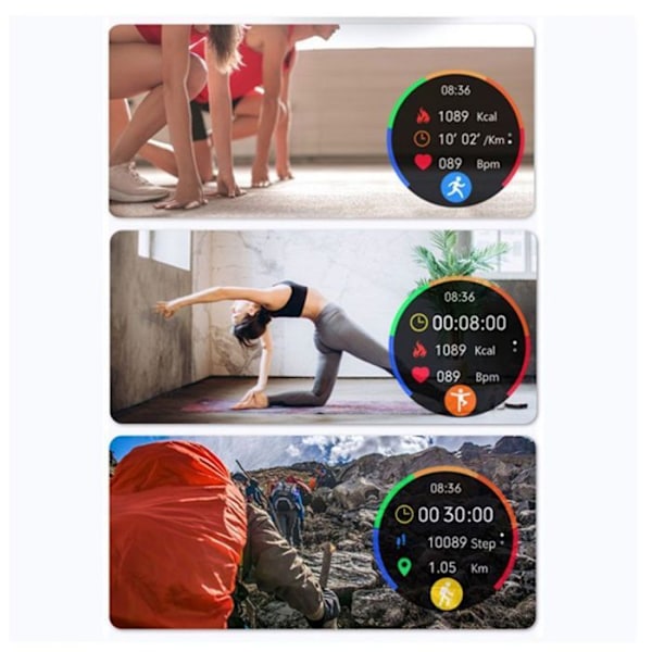 Smartwatch - Radiant - Miami Collection - Hjertefrekvens, blodtryksmåler, søvnmonitorering
