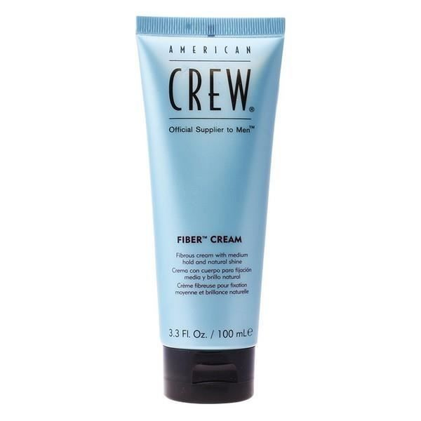 Gel til Fastgørelse - American Crew - Fiber - 100 ml - Mellem Hold - Skinnende