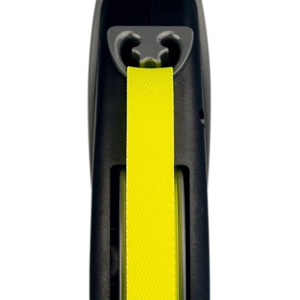 Flexi Neon Giant - FLEXI - GT3-210-S-NEO-12 - Musta ja keltainen - Koiraille jopa 50 kg Sort og gul