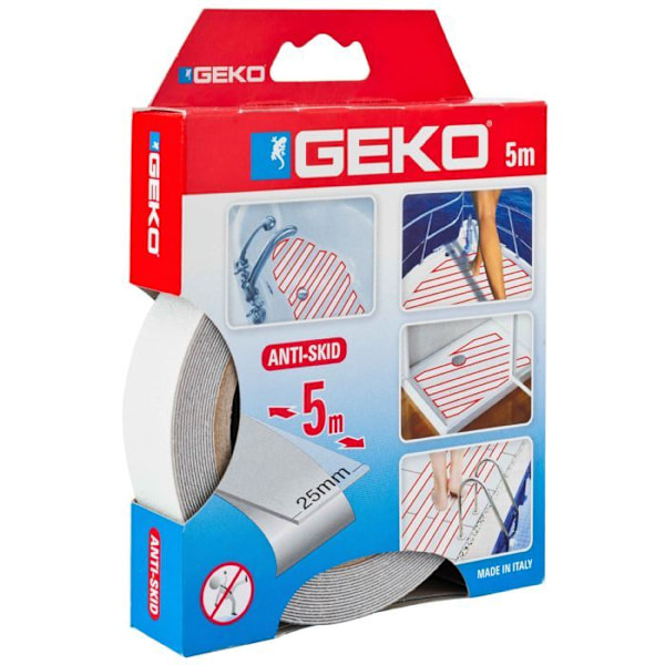 Gennemsigtig anti-skrid tape 5m transparent