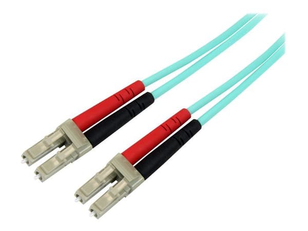 OM4 kuituoptinen kaapeli - STARTECH.COM - Duplex multimode LC LC - 1 m - 100 Gb - Aqua