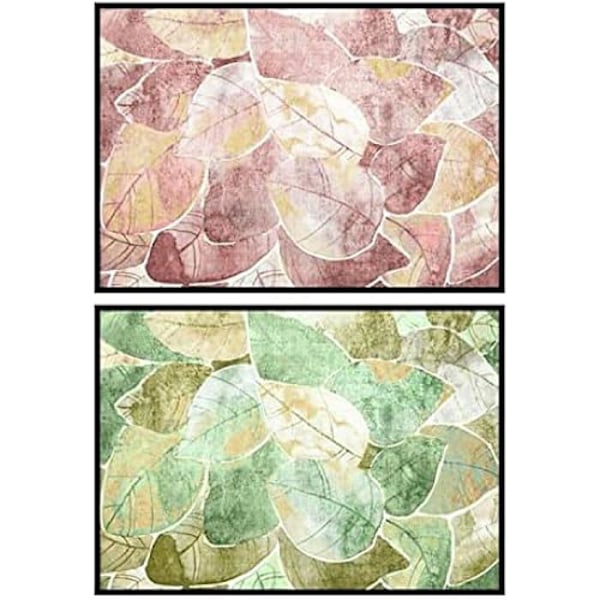 Väggdekoration - DKD HEMINNREDNING - Set med 2 ark - Flerfärgad - 123 x 4,5 x 83 cm - Rektangulär mångfärgad