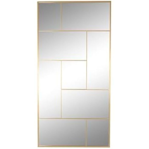 Väggspegel - HOME ESPRIT - Rektangulär - 90 x 180 cm - Flerfärgad - Modern design Flerfärgad