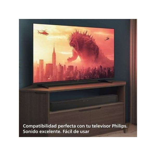 Philips TAB4000 Bluetooth Soundbar 2.0 Kanaler 60W HDMI ARC Sort