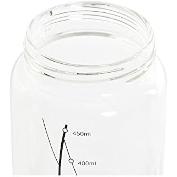 Oil Cruet - DKD Heminredning - Transparent Svart - Rostfritt stål - Borosilikatglas - 450 ml Flerfärgad