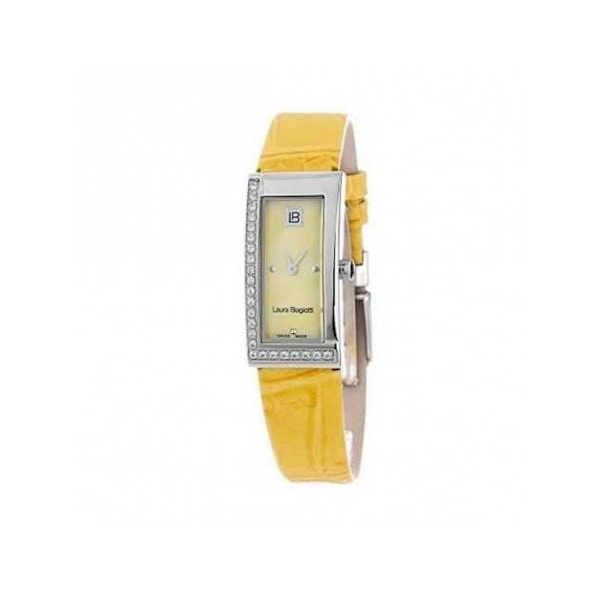 Dameur - Laura Biagiotti - LB0011L-AM - Kvarts - Læder - Gul - 15 mm Gul