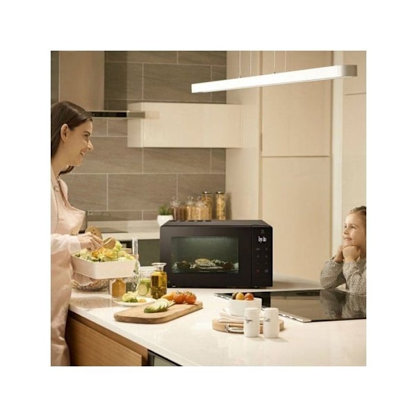 Mikroovn med grill LG MH7032JAS 30L Sort 1000 W 30 L