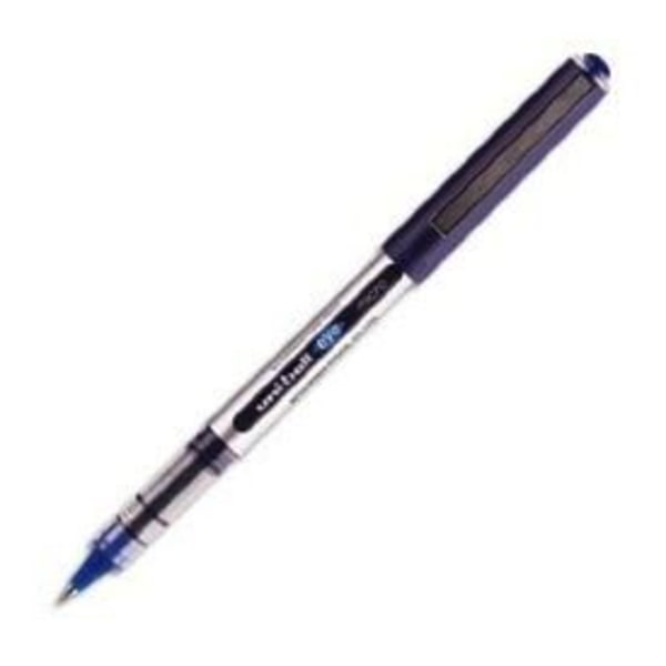 Eye Micro UB150 rullepen - Uni-ball - fin metalspids - blå flydende blæk Blå