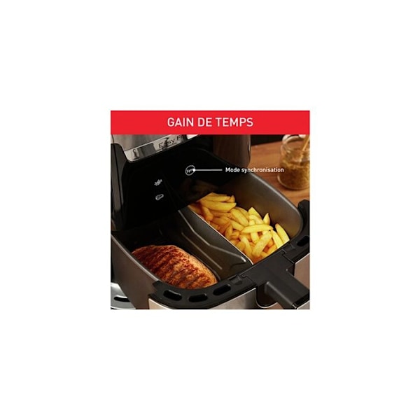 Oliefri frituregryde - Moulinex - EZ801D - 1830 W - 6,5 L - Rustfrit stål Rostfritt stål