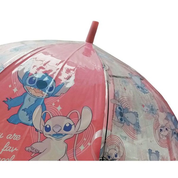 Sateenvarjo - Disney - Stitch - Automaattinen - Punainen/Valkoinen - Sekä miehille että naisille röd vit