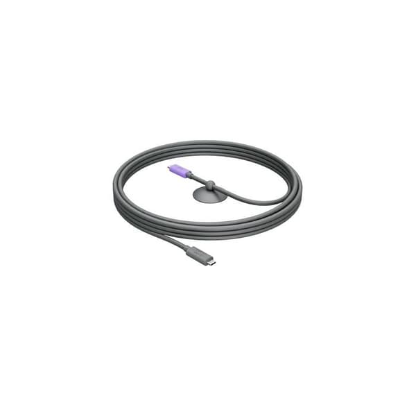 USB-kabel - Logitech - 24-pin USB-C - USB 3.1 Gen 2 - 5 m - Sort