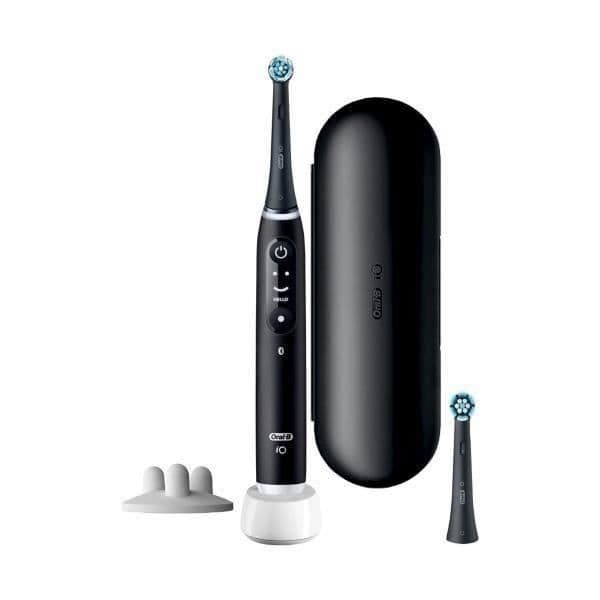 Oral-B iO 6 sort elektrisk tandbørste - 3 børstehoveder - 5 børstetilstande - Integreret timer Sort