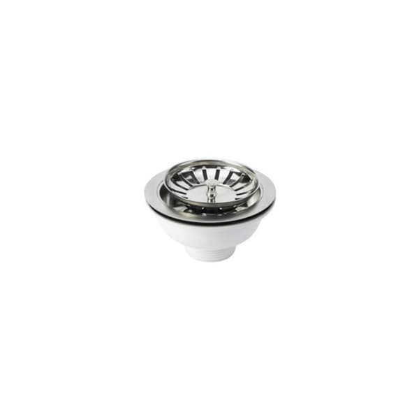 Vaskventil Ø113mm Med Gitter - GENERISK - Hvid Vit