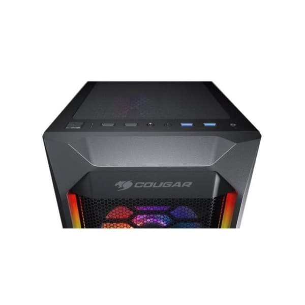 ATX Semi-Tower Kabinet - COUGAR - Sort - Midi Format - ATX Størrelse - Optimal Küling