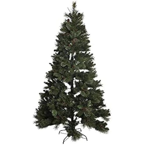 Julgran - DKD HEMINREDNING - PVC - LED - 135 x 135 x 225 cm Flerfärgad