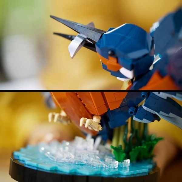 LEGO Icons 10331 The Kingfisher, modelsæt til voksne, gaveide til dekoration til hjemmet eller kontoret