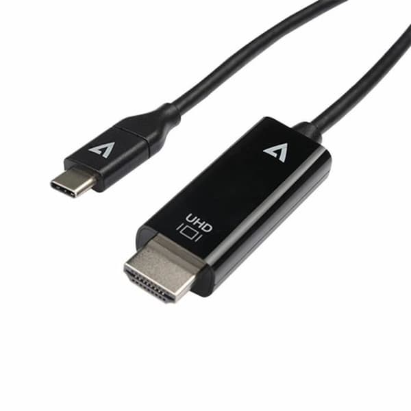 USB C - HDMI - V7 - V7UCHDMI-1M - 1 m - HDMI 2.0 - Musta