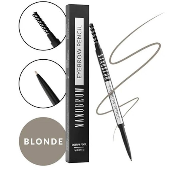 Nanobrow Eyebrow Pencil Blonde - Täydellisesti korostetut, täytetyt ja määritellyt kulmakarvat