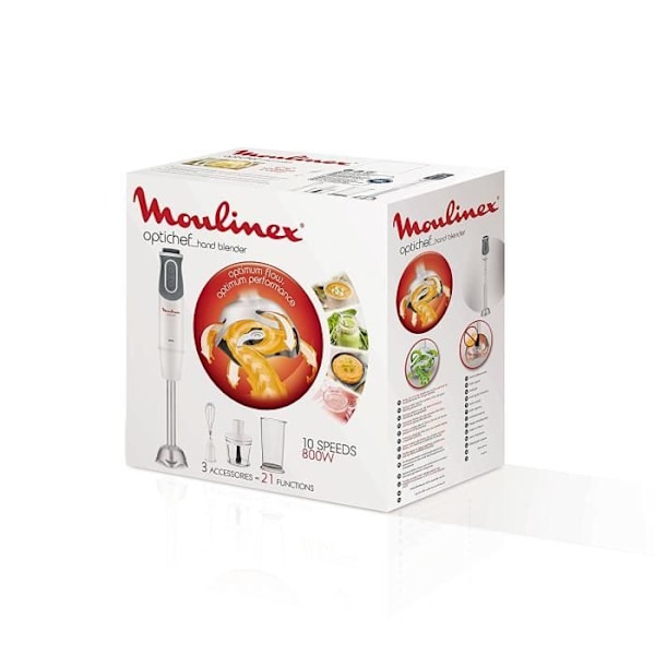 Mixerstav-Battemaskine Moulinex DD642110 BLANC/CRIS