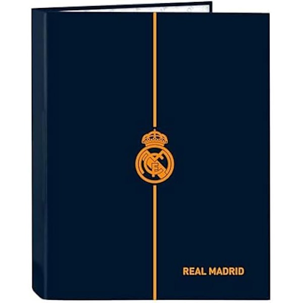 Ringbind - SAFTA - Real Madrid 2. hold 24/25 - Hårdt omslag - 4 ringe - Ideel til børn