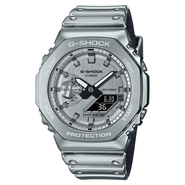Klocka - Casio - GM-2100YM-8AER - Silver Plast - 44 mm - Vattentålig 20 bar Pengar