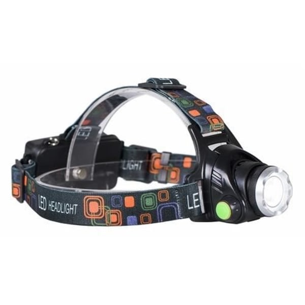 Trådløs Hovedlampe T6 - LIBOX - LB0107 - Meget Lysstærk - Fleksibel Anvendelse - Høj Kvalitet