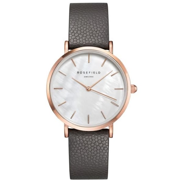 Dameur - ROSEFIELD - UPPER EAST SIDE UWGCSRU29 - Quartz - Læder - Rund Grå, Rosa, Vit