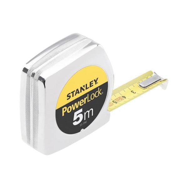 Stanley Powerlock® abs mål Længde.5m Bredde.19mm Grå